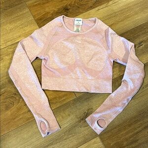 Gymshark Blush Long Sleeve Crop Top